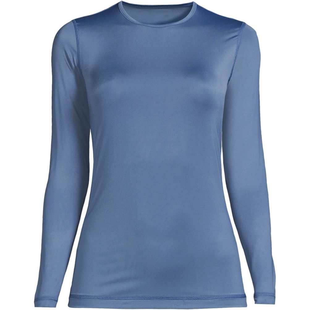 32 DEGREES Heat Womens Ultra Soft Thermal Lightweight Baselayer Crew Neck  Long Sleeve Top Large