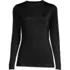 Women's Plus Size Thermaskin Heat Long Sleeve Crewneck Long Underwear Top, Front