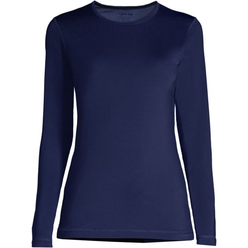 Plus Size Casual Thermal Underwear Top, Women's Plus Plain Long Sleeve  Round Neck Drop Shoulder Thickened Winter Base Layer Top - - Temu United  Kingdom