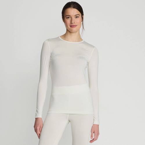 Women's Thermaskin Heat Long Sleeve Crewneck Long Underwear Top, Front