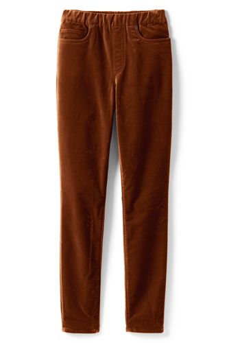 velvet high rise pants