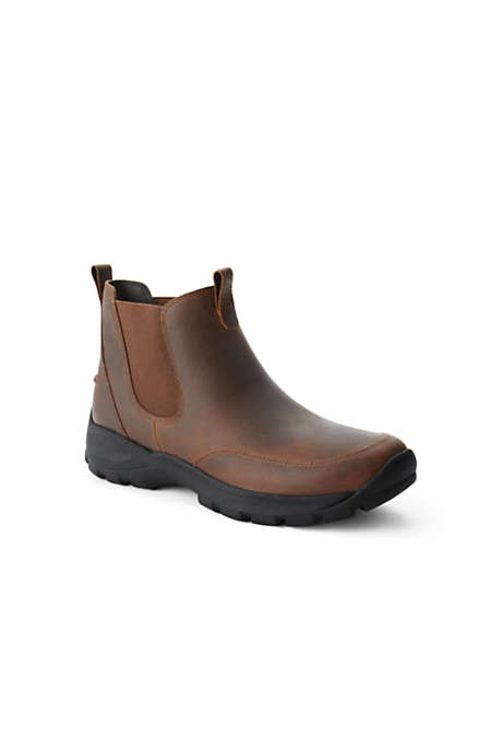 Men's All Weather Leather Slip On Chelsea Boots