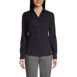 Women's Petite Long Sleeve Crepe Blouse, Front