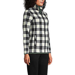 Women's Print Full Zip Fleece Jacket, alternative image