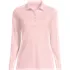 Women's Long Sleeve Supima Cotton Polo Shirt, Front