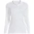 Women's Long Sleeve Supima Cotton Polo Shirt, Front