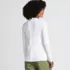 Women's Long Sleeve Supima Cotton Polo Shirt, Back