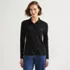 Women's Long Sleeve Supima Cotton Polo Shirt, Front