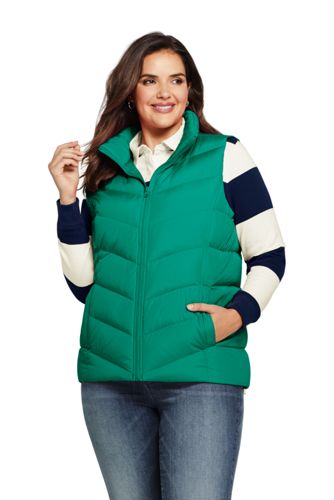 plus size puffer vest