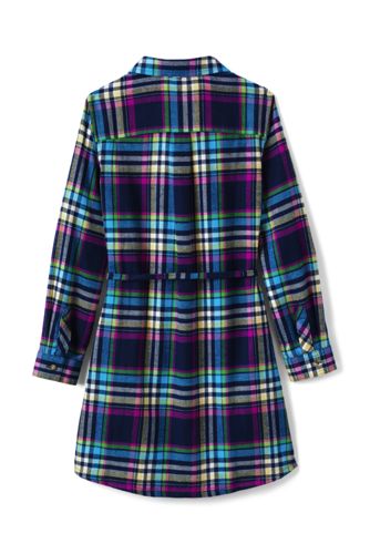 flannel girls dress