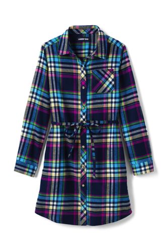 girls flannel dress