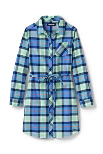 girls flannel dress