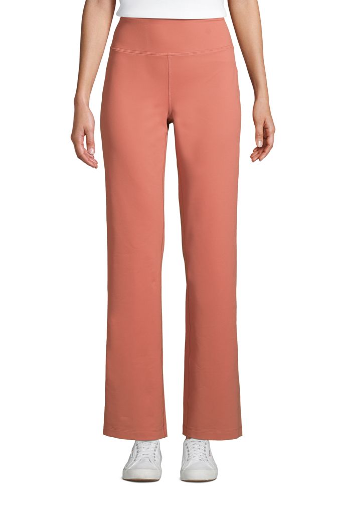 Lands' EndWomen's Tall Active Yoga Pants Lands' End Orange L
