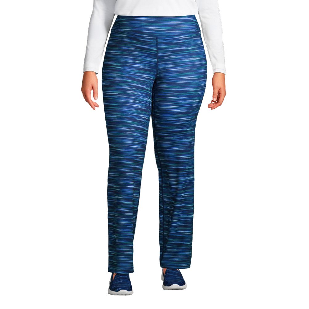 Plus Size Lands' End Active Flare-Leg Yoga Pants