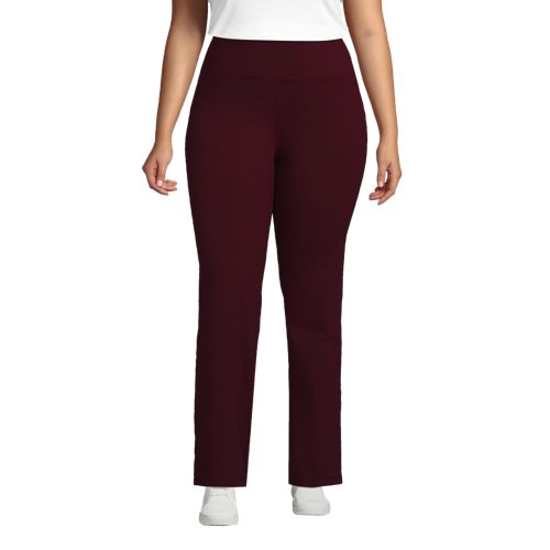 Plus Size Lands' End Active Flare-Leg Yoga Pants