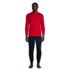 Men's Knit Rib Crewneck Pajama Shirt, alternative image