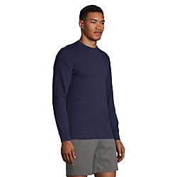 Men's Knit Rib Crewneck Pajama Shirt, alternative image