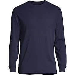 Men's Knit Rib Crewneck Pajama Shirt, Front