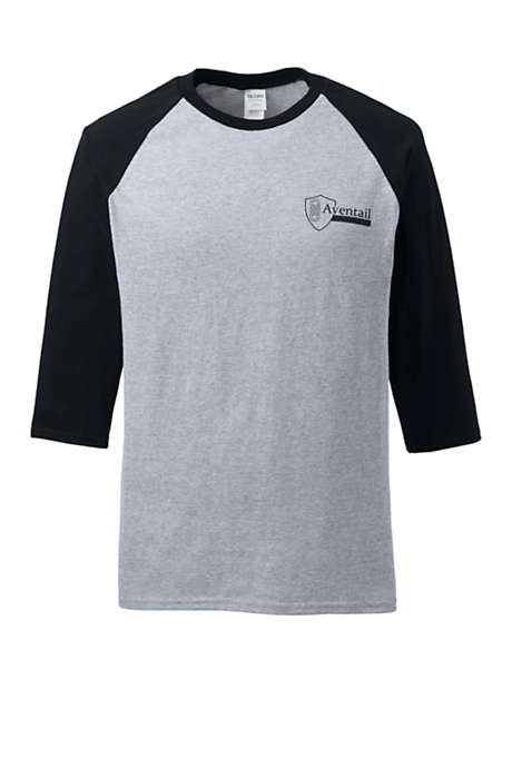Gildan Unisex Regular Three Quarter Sleeve Screen Print T-Shirt