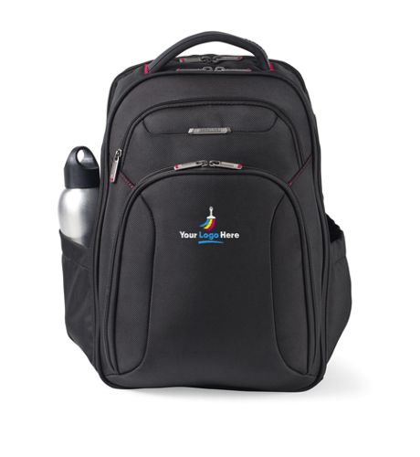 Embroidered laptop outlet backpack