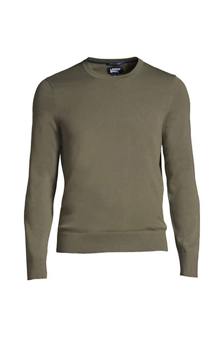 Men's Fine Gauge Supima Cotton Crewneck Sweater