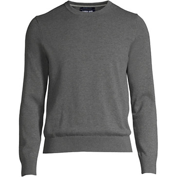 Pull Supima Ras-du-Cou Manches Longues, Homme Stature Standard image number 4