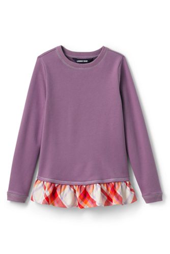 girls tunic sweatshirt