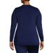 Women's Plus Size Thermaskin Heat Long Sleeve Crewneck Long Underwear Top, Back