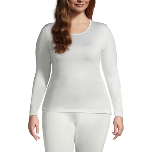 Women s Plus Size Silk Interlock Thermal Long Underwear 49 OFF