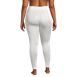 Women's Plus Size Silk Interlock Long Underwear Leggings Pants, Back