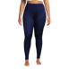 Women's Plus Size Silk Interlock Long Underwear Leggings Pants, Front