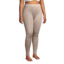 Women's Plus Size Silk Interlock Thermal Pants Long Underwear Base Layer Leggings, alternative image