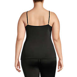 Women's Plus Size Thermaskin Heat Thermal Long Underwear Base Layer Cami Top, Back