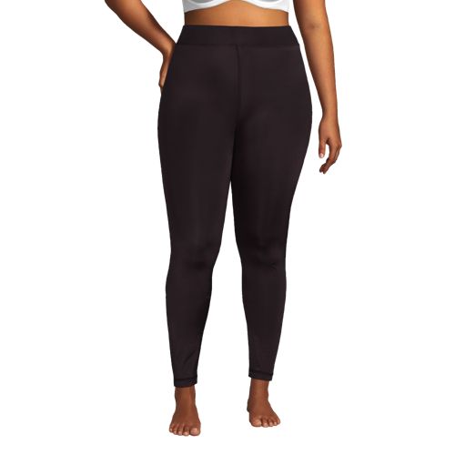 Women's Plus Size High Rise Serious Sweats Fleece Lined Pocket Leggings