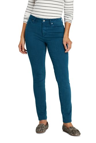 Farbige Slim Fit 360 Stretch Jeans Fur Damen Lands End