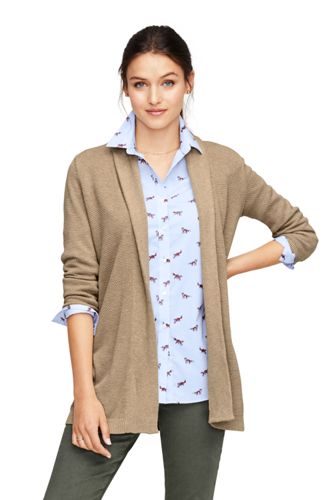 three quarter sleeve cardigan