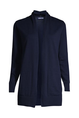 lands end plus size cardigans
