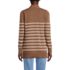 Women's Petite Long Sleeve Open Long Cardigan Sweater, Back