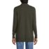 Women's Petite Long Sleeve Open Long Cardigan Sweater, Back