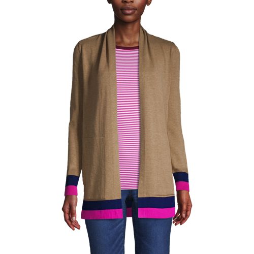 Lands end sales waterfall cardigan