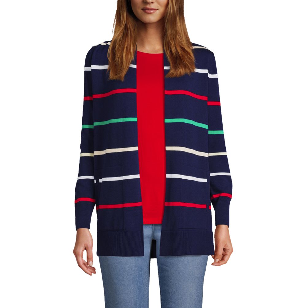 Women's cotton cardigan sweaters with clearance pockets