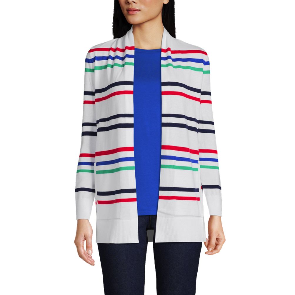 Lands end shop women's cotton cardigans