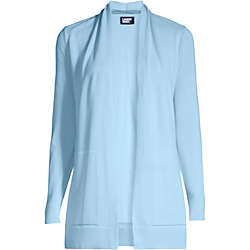 Women's Plus Size Cotton Open Long Cardigan Sweater, Front