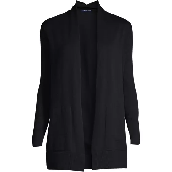 Women's Long Sleeve Open Long Cardigan Sweater - primary