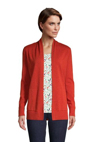 orange cardigan sweater womens