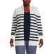 Women's Plus Size Long Sleeve Open Long Cardigan Sweater, Front