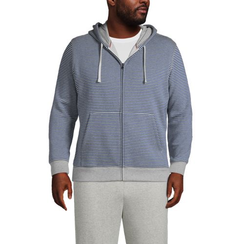 Men's Big and Tall Long Sleeve Serious Sweats Full-Zip Hoodie | Lands' End
