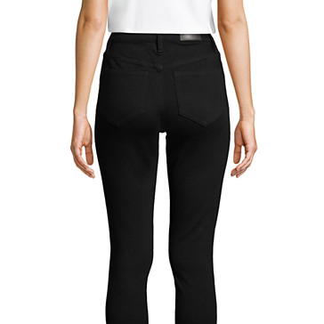 Schwarze Shaping Jeans, Skinny Fit High Waist für Damen in Petite-Größe image number 6