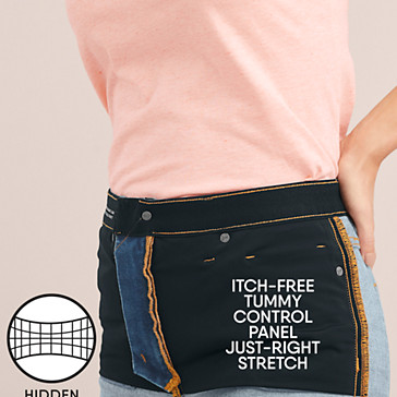 Shaping Jeans, Skinny Fit High Waist für Damen in Plus-Größe image number 10