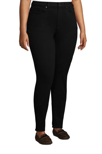 women's plus size black jeans